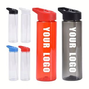 Bouteille d'eau sport en plastique sans BPA de 700 ml avec logo personnalisé pour le cyclisme, la gym et les voyages – Vente en gros - Product Image 1