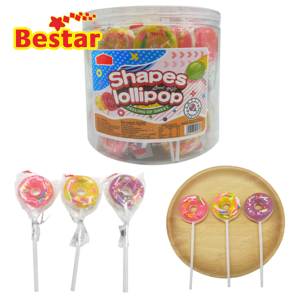 Lollipop-<span class=keywords><strong>donut</strong></span> colorido, <span class=keywords><strong>caramelo</strong></span> duro oem, proveedor de dulces - Product Image 4