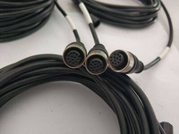 Connecteur M12 4, 5, 8, 12 broches, câble droit ou à angle droit, capteur, fiche aviation, étanche, en laiton/PUR, câble de connexion pour