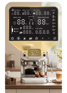 業務用セミオートコーヒーマシン 豆からカップまで 19気圧 デュアルボイラー 3in1 エスプレッソコーヒーマシン グラインダー付き - Product Image 6