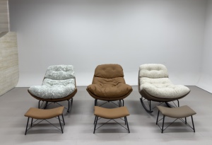 Sillón Reclinable Individual Moderno de Metal para Apartamento, Hotel y Hogar - Altura Ajustable 835, Venta al Por Mayor de Fábrica - Product Image 6