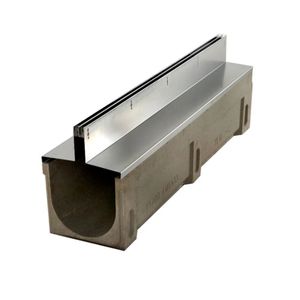 Canale di scarico lineare <span class=keywords><strong>in</strong></span> calcestruzzo polimerico con copertura per materiali da costruzione per il sistema di trincea di drenaggio - Product Image 1