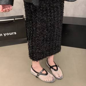 รองเท้าตาข่ายระบายอากาศสำหรับผู้หญิงรองเท้าส้นเตี้ยรองเท้าส้นเตี้ยแบบเรียบสำหรับสวมใส่ทุกวันน้ำหนักเบา - Product Image 3