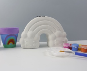 Éducatif bricolage peinture céramique <span class=keywords><strong>licorne</strong></span> caisse d'épargne <span class=keywords><strong>peindre</strong></span> votre propre pour enfants ensemble de peinture animale - Product Image 5