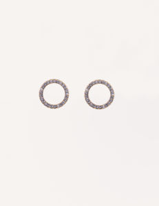 YXQ E431 Lightweight and easy to wear Minimalist Golden Colour <b>Fine</b> <b>Stud</b> <b>Earrings</b> Stainless Steel with Zircon - Product Image 2