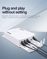 Hengxin 30W POE-Extender Neues Design 100Mbps/Gigabit Outdoor Wasserdichtes Kamera-Sicherheitssystem 4-Port POE-Netzwerk-Switches