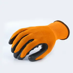 Anti Slip Factory Price Custom 13g Guantes De Nitrilo Work Safety Gloves Nitrile Smooth Cheap Hand Gloves