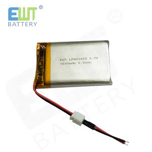 3.7V 1500mah 853450 リポバッテリー 充電式リチウムポリマーバッテリーパック 消費者向け電子機器用 JSTコネクタ付き - Product Image 4