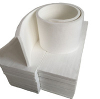 Usage industriel Blanc couches tension pad 10mm épais polyester feutre pour la machine de fente