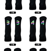 Chaussettes de cyclisme personnalisées avec logo imprimé numériquement, toutes saisons, antidérapantes, respirantes, évacuant l'humidité, pour hommes et femmes, sports de plein air