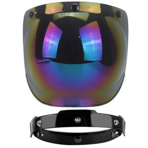 <b>Helmet</b> <b>Accessories</b> <b>Helmet</b> Colored Gradient Lens Windproof and Sun-proof Lens with Bracket - Product Image 2