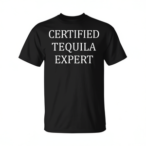 Camiseta Certificada para Expertos en Tequila, Unisex para Adultos, Algodón Negro - Product Image 2