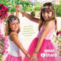Kit de fabrication de couronnes de fleurs et de bracelets pour filles faites vos propres kits de bijoux pour enfants ensemble d'accessoires de cheveux bricolage