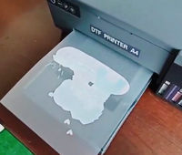 Imprimante DTF-A4 automatique 210*297mm, machine d'impression de logo DIY sur t-shirt