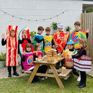 Disfraces Creativos de Comida para Niños, Disfraces de Pizza, Cola y Sandía, Ropa para Actuaciones, Disfraces para Fiestas de Halloween - Product Image 1