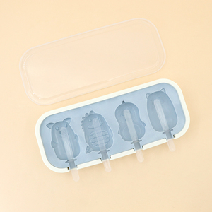 Moule à crème glacée en Silicone <span class=keywords><strong>de</strong></span> qualité alimentaire pour enfants <span class=keywords><strong>cochon</strong></span> dinosaure Animal Popsicle pour modèle <span class=keywords><strong>de</strong></span> crème glacée et <span class=keywords><strong>de</strong></span> bâton <span class=keywords><strong>de</strong></span> fromage à la maison - Product Image 4