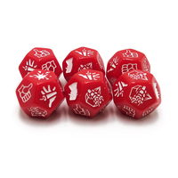 Dés à graver personnalisés avec logo, en résine D12, coins arrondis, ensemble de dés polyédriques en métal pour D&D, accessoires de jeu en vrac, dés D&D