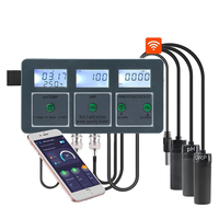 Moniteur intelligent WiFi PH Tuya, testeur de qualité de l'eau numérique multiparamètres 8 en 1, surveillance à distance sans fil, mesure en ligne du TDS et de l'EC