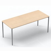 (SP-RT052) Moderne de haute qualité noir base et tables basses en bois haut salle à manger meubles