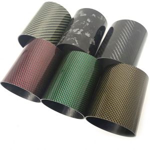 Assortiment de tubes courts en fibre de carbone multicolores 3K haute résistance pour la modification automobile, les projets de bricolage et les créations décoratives - Product Image 5