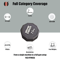 Mancuerna Decagonal con Laterales Planos, Mango Compacto, Estructura Duradera para Entrenamiento de Fuerza y Fitness Comercial