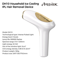 Épilateur IPL automatique ALLESILK à point de congélation haute énergie 32J, système d'exploitation anglais facile à utiliser, pour usage domestique