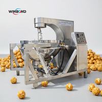 Ligne de production industrielle automatique de pop-corn, machine à fabriquer du pop-corn multi-saveurs, sucré et salé, prix d'usine