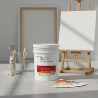 Revêtement de finition durable, transparent, bonne résistance aux intempéries, résistance aux taches pour système de peinture True Stone, résistant à l'usure.