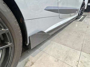 Extensión de faldas laterales de fibra de carbono estilo G22 <span class=keywords><strong>Coupe</strong></span> FD para <span class=keywords><strong>BMW</strong></span> 4 Series 425i <span class=keywords><strong>430i</strong></span> G23 Convertible Bodykit - Product Image 6