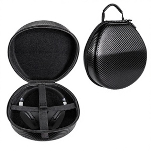 Étui en cuir pour écouteurs <span class=keywords><strong>Bluetooth</strong></span>, sac de rangement rigide pour <span class=keywords><strong>Sennheiser</strong></span> HD25/650/HD660S/HD490 - Product Image 1