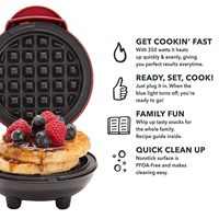 Machine à petit-déjeuner électrique multifonctionnelle, plaque antiadhésive pour gaufres, sandwichs, crêpes, pain, gâteaux, pour un usage quotidien à la maison