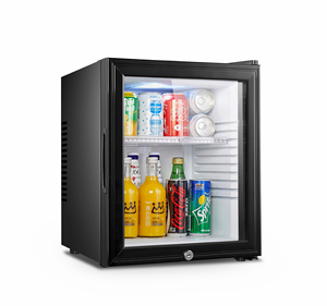 Mini-réfrigérateur de <span class=keywords><strong>table</strong></span> 21L à température unique, design personnalisé, pour café et boissons énergisantes, avec porte vitrée 0~10 - Product Image 1