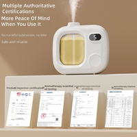 Diffuseur d'arômes pour la maison et la chambre, pulvérisateur de parfum automatique, type ultrasonique, désodorisant pour salle de bain, rafraîchisseur d'air aux huiles essentielles