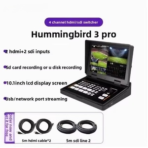 <span class=keywords><strong>AVMATRIX</strong></span>/Maituos Hummingbird 10,1 pouces, quatre canaux pour le streaming, l'enregistrement, la diffusion en direct, multi-caméras, image dans l'image - Product Image 3