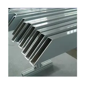 Venta al por mayor de tubos y perfiles de aluminio anodizado Serie 6000 que ofrecen servicios de procesamiento de punzonado y corte doblado