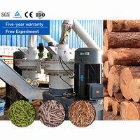 Ligne de production de granulés de bois LANE, machine de fabrication de granulés de sciure, de coques de riz, de paille et de biomasse, usine fournisseur