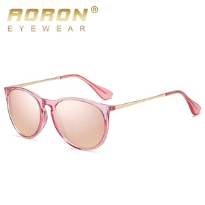 Aoron-gafas de <span class=keywords><strong>sol</strong></span> polarizadas para hombre, montura circular redonda, venta directa de fábrica, UV400, 4171 - Product Image 3