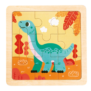 Trò Chơi Ghép Hình Lồng Vào Nhau Bằng Gỗ Trò Chơi Giáo Dục Khủng Long Cho Trẻ Mới Biết Đi Bộ 9 Gói Hình Động Vật - Product Image 3