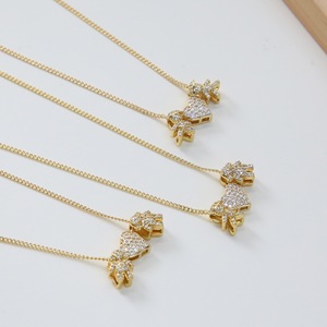 Gioielli alla Moda per Bambini con Collana con Ciondolo a Forma di Cuore, Zirconi Incastonati, Stile Elegante, Gioielli da Regalo - Product Image 5