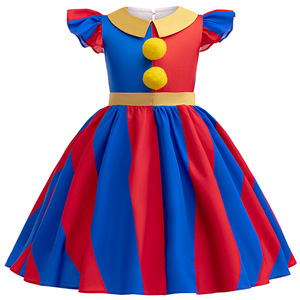 Robes de fête de Noël pour filles, films télévisés, déguisements de carnaval, costumes de cosplay pour enfants, fête d'Halloween, costumes de <span class=keywords><strong>cirque</strong></span> numérique magique pour filles en bas âge - Product Image 5