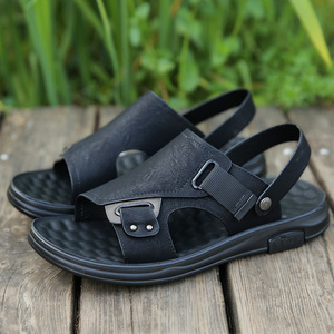 Sandalias de Verano 2026 de Talla Extra Grande para Hombre, de Doble Uso, Transpirables, Casuales, de Cuero Suave, con Suela Blanda, para Playa y Exteriores, Dropshipping - Product Image 4