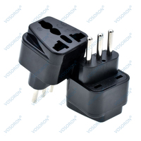 Adaptador de Corriente para Italia, Adaptador de Enchufe Tipo L, Adaptador de Viaje Universal para Chile, Adaptador de Enchufe de Viaje para Italia