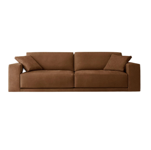 Sofá de lujo HEC para sala de estar, <span class=keywords><strong>Bella</strong></span> sofá de cuero para el hogar de terciopelo de mediados de siglo, centro comercial, apartamento o muebles de Club - Product Image 1