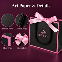 Custom Logo Luxury Art Paper Gift Bags with Cotton Rope Handles and Ribbon Bow for Boutique Retail Packaging Wholesale Orders
