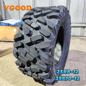 Pneus tout-terrain VGOOD ATV UTV 25X10-<span class=keywords><strong>12</strong></span> 25X8-<span class=keywords><strong>12</strong></span>, pneus à crampons profonds agressifs pour la boue, haute traction, bande de roulement à crampons pour ATV <span class=keywords><strong>Quad</strong></span> UTV - Product Image 2