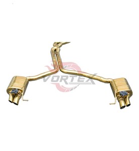 Système d'échappement sport Vortex Performance SS304 avec soupapes pour Audi B8 RS5 4.2L V8 2012-2018, silencieux de course, X-Pipe, embouts quadruples - Product Image 2