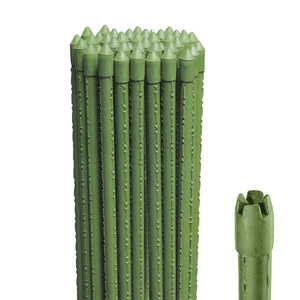 Plant Support <b>Rods</b> 150 Cm Green <b>Plastic</b> Coated Steel Canes 11 Mm Diameter Garden Stake For Plants - Product Image 1
