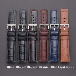 LAIHE 22 mm Alligator noir gaufré à dégagement rapide en <span class=keywords><strong>cuir</strong></span> véritable <span class=keywords><strong>Bracelet</strong></span> de montre intelligent pour <span class=keywords><strong>Samsung</strong></span> <span class=keywords><strong>Active</strong></span> <span class=keywords><strong>2</strong></span> <span class=keywords><strong>Galaxy</strong></span> - Product Image 2