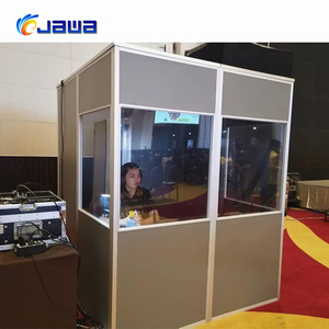 2 ~ 4 persone <span class=keywords><strong>interprete</strong></span> cabina/cabina di traduzione simultanea/<span class=keywords><strong>interprete</strong></span> simultaneo camera L1.6xD1.6xH2m - Product Image 3
