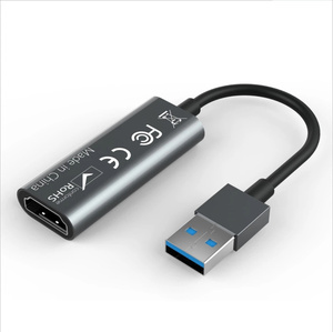Tarjeta Capturadora de Video Portátil HD 1080P HDTV Tipo C, <span class=keywords><strong>USB</strong></span>, para PC, Grabación de Videojuegos, Cámara, Transmisión en Vivo - Product Image 3